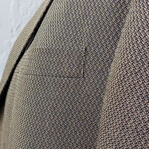 RAFFINATI BROWN POLYESTER/RAYON BLAZER